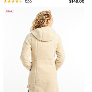 LL bean mountain pile fleece women jacket